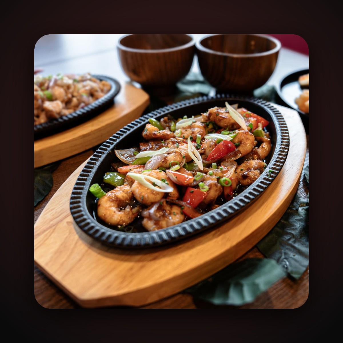 Sizzling Shrimps at Sweet Pepper Restaurant & Cafe Dubai