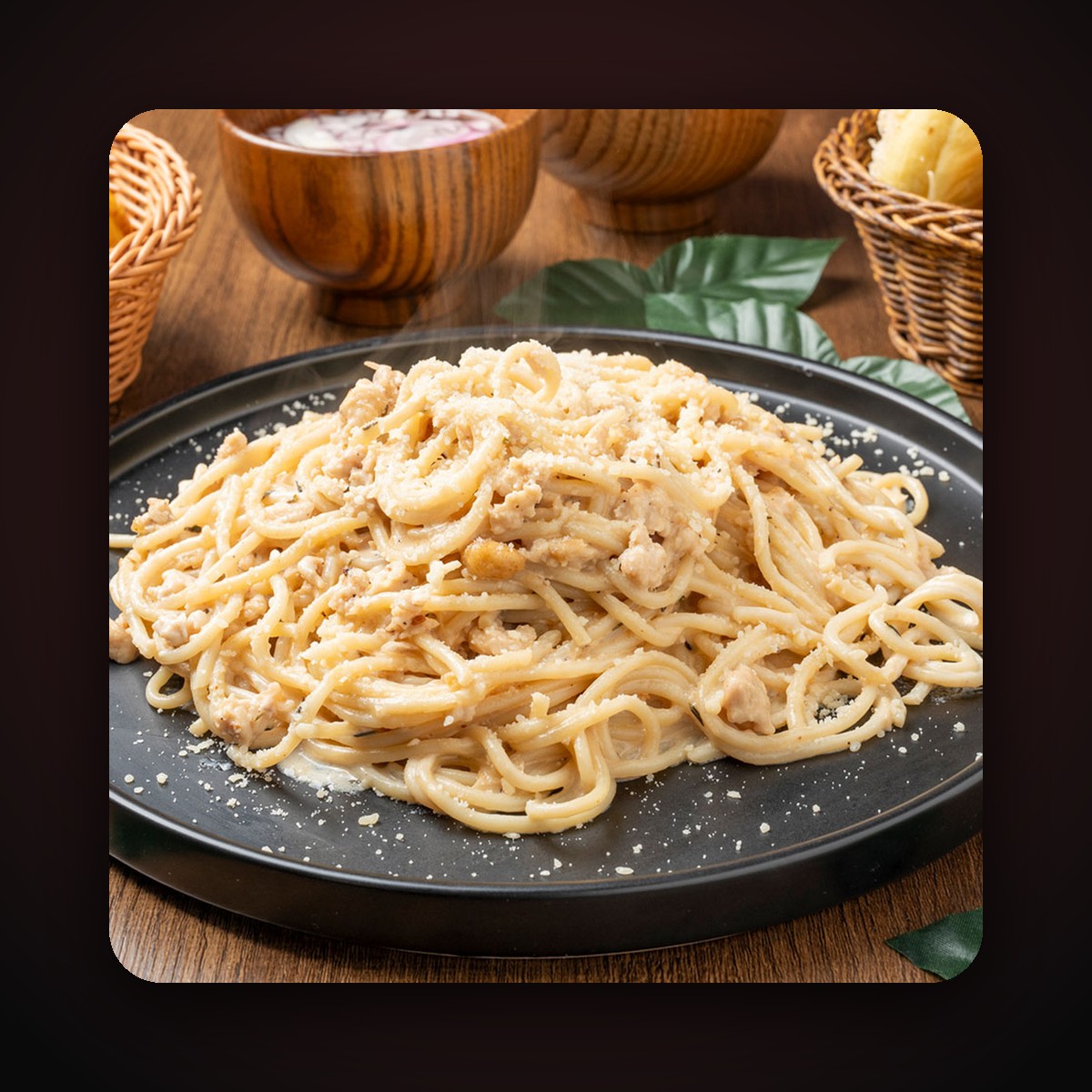 Chicken Carbonara at Sweet Pepper Restaurant & Cafe Dubai